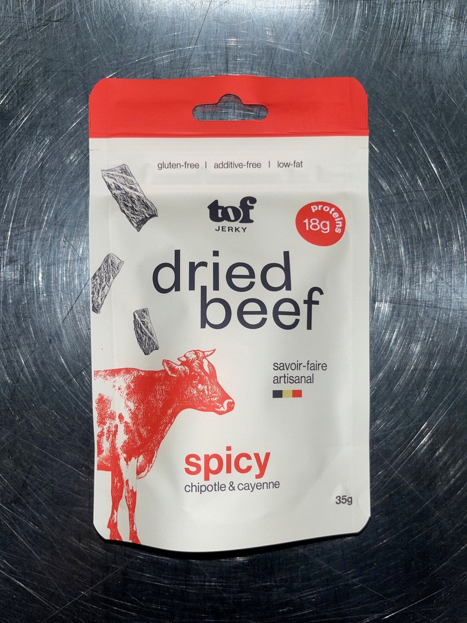 SPICY TOF JERKY - Tof jerky